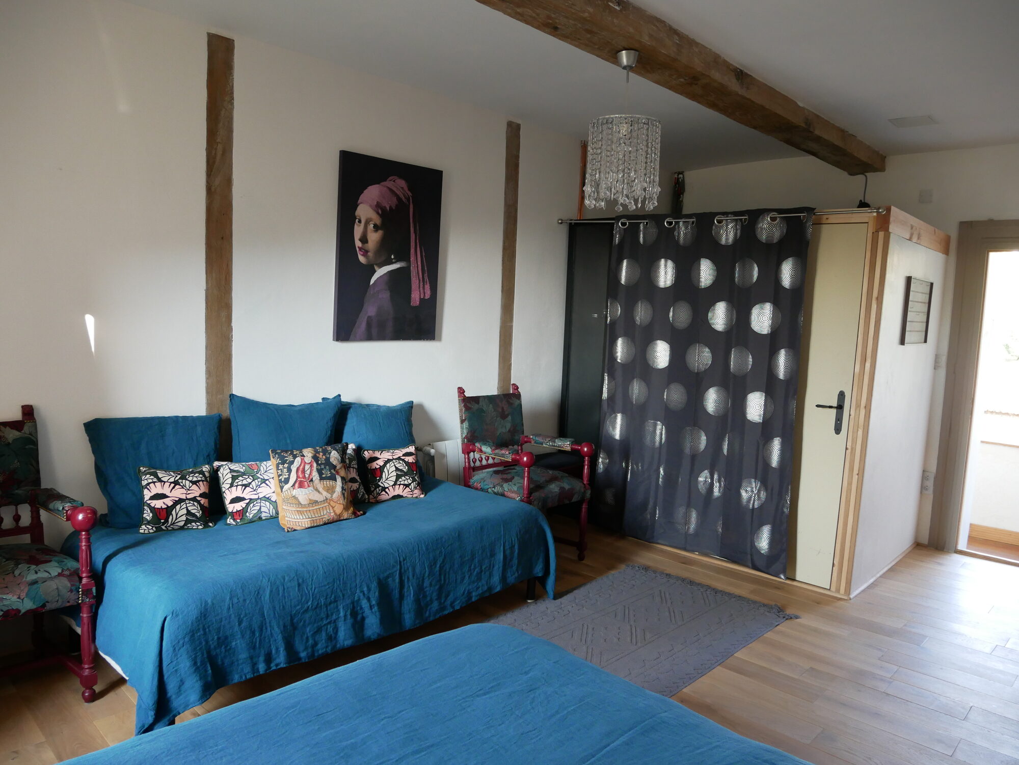 Chambre du château, ambiance chaleureuse